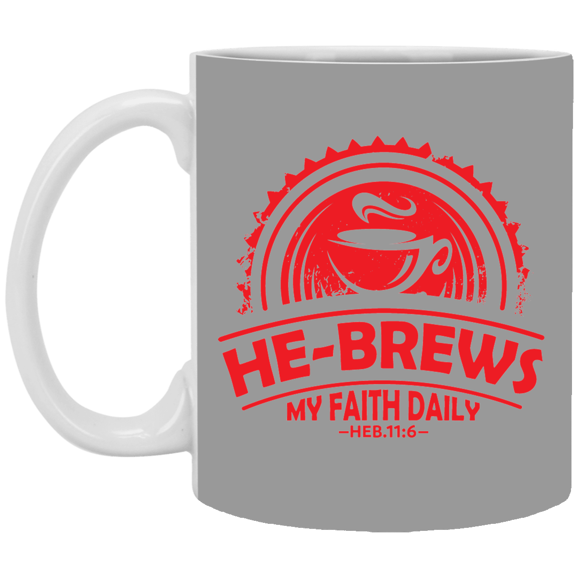 Hebrews Faith 11 oz. White Mug