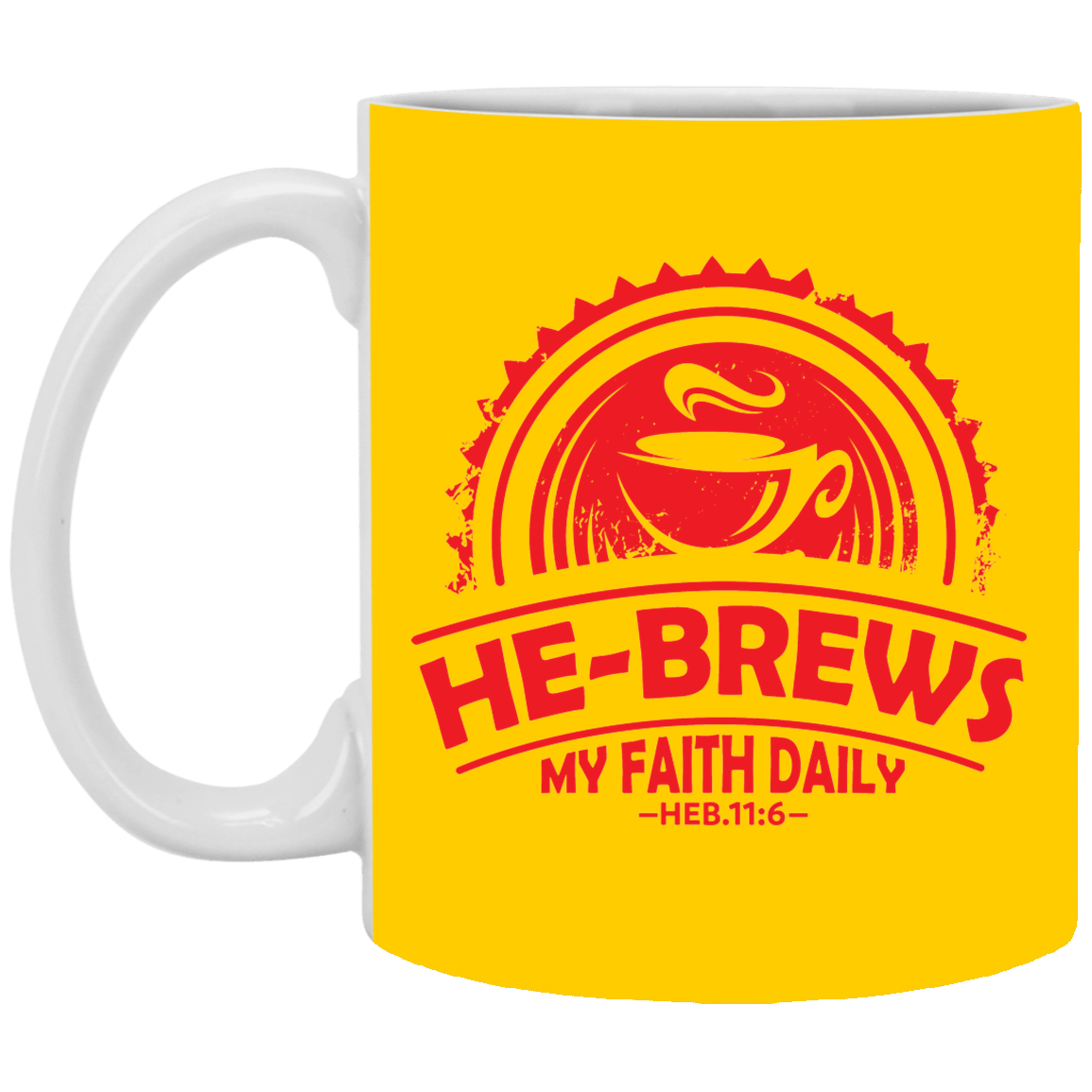 Hebrews Faith 11 oz. White Mug