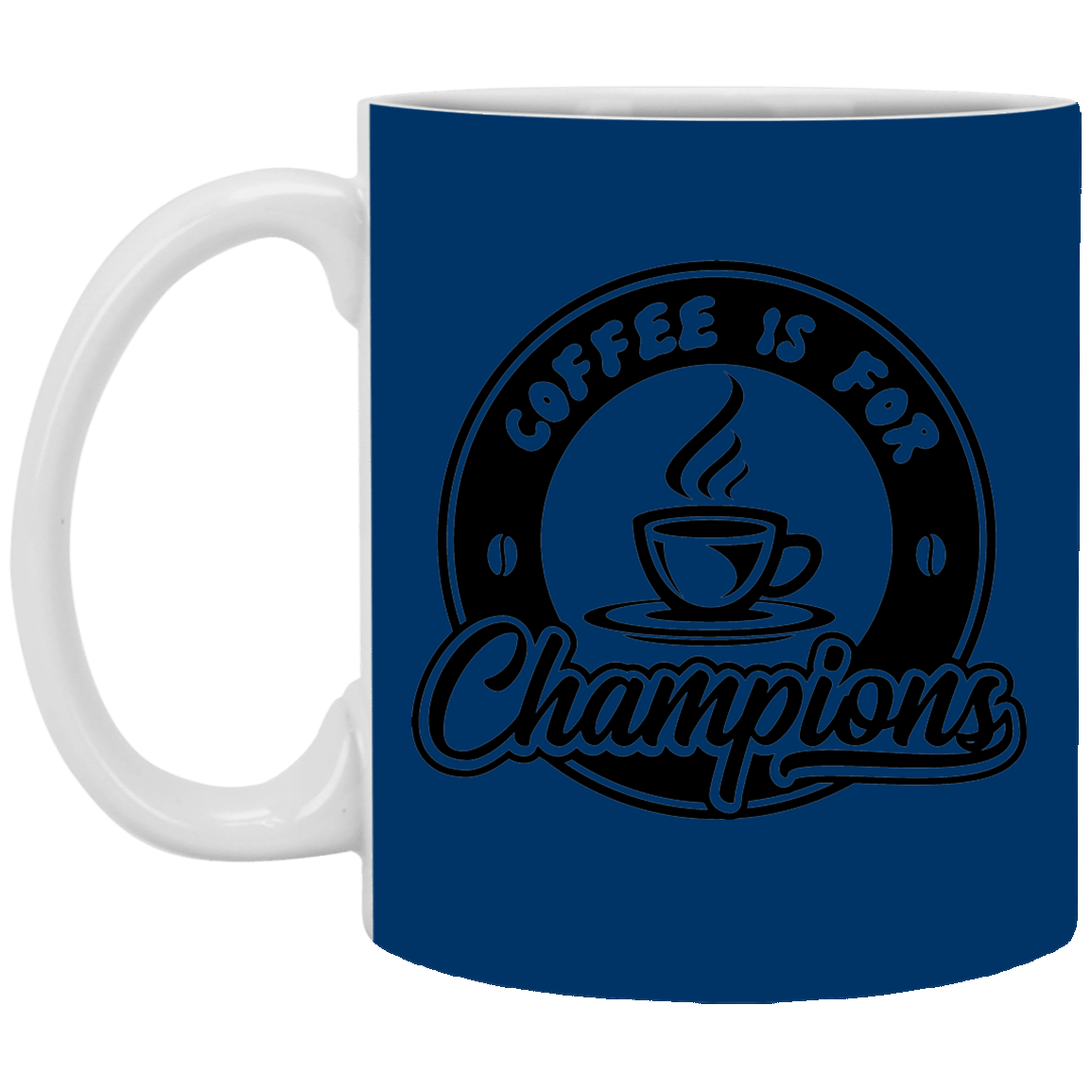 Coffee Champs 11 oz. White Mug