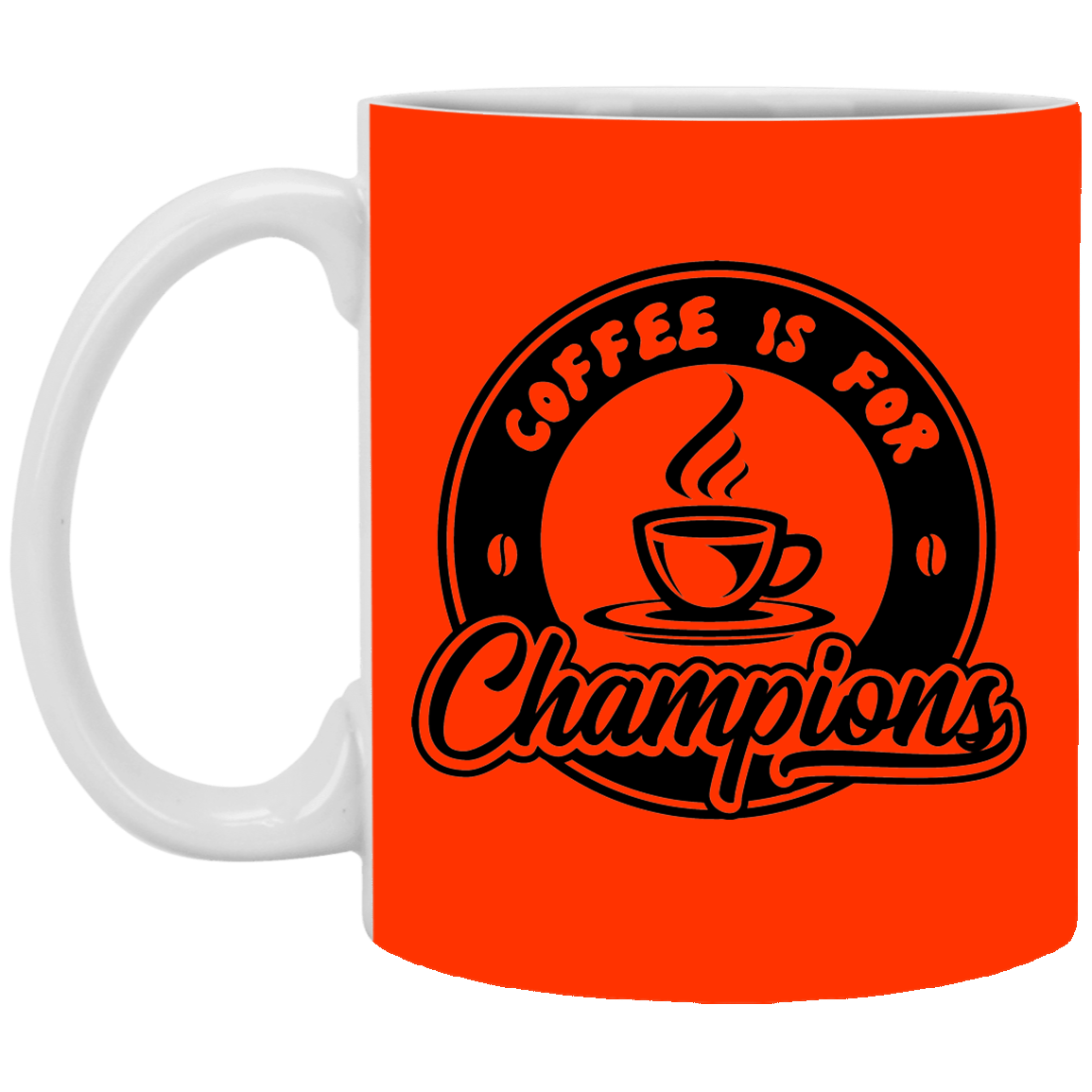 Coffee Champs 11 oz. White Mug