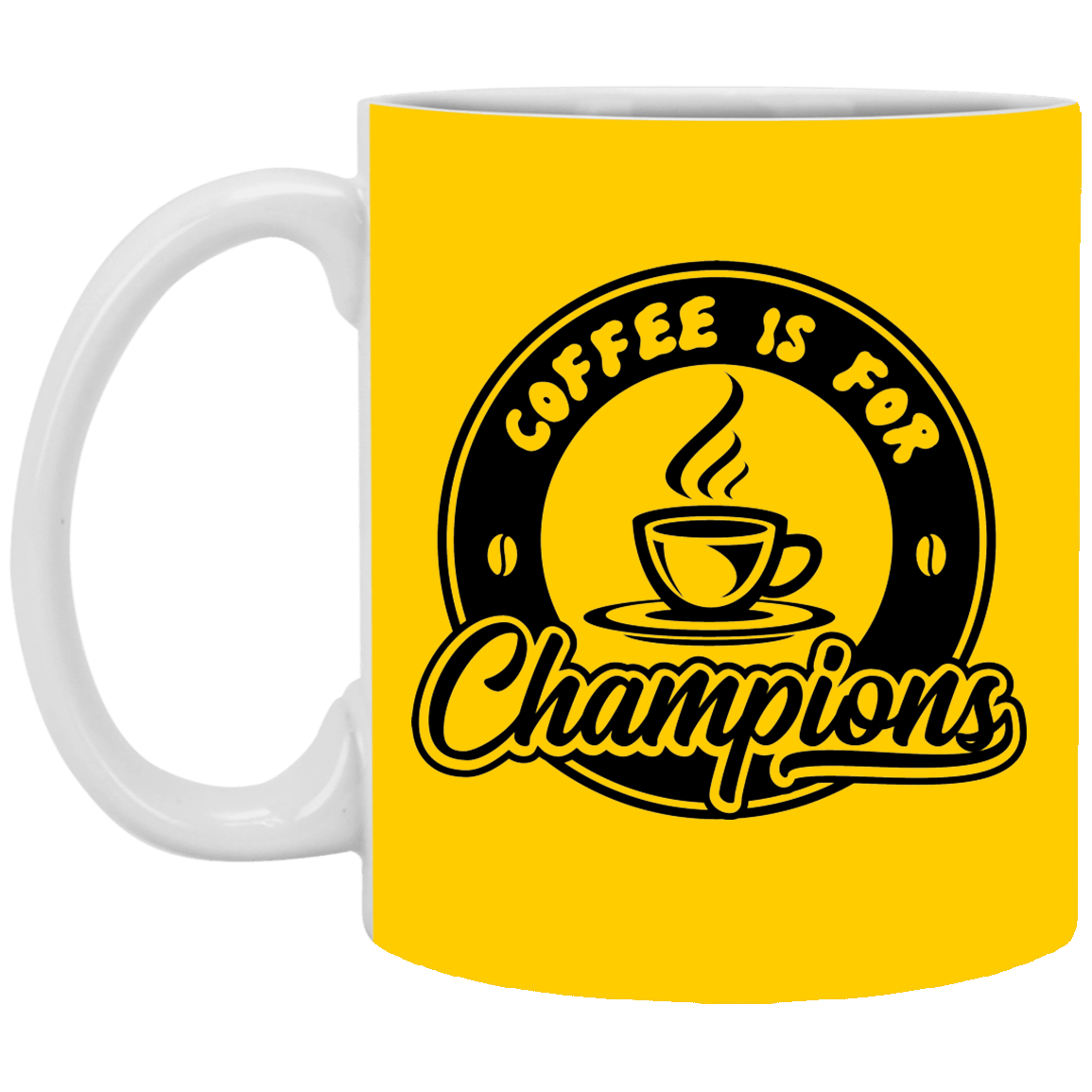 Coffee Champs 11 oz. White Mug