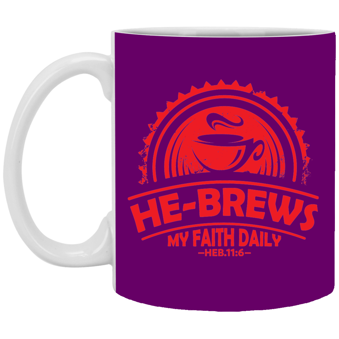 Hebrews Faith 11 oz. White Mug