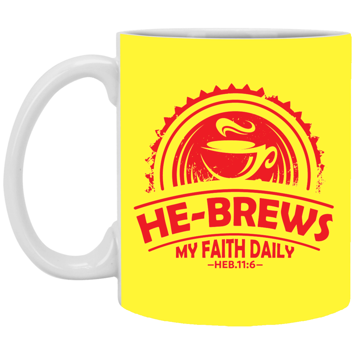 Hebrews Faith 11 oz. White Mug