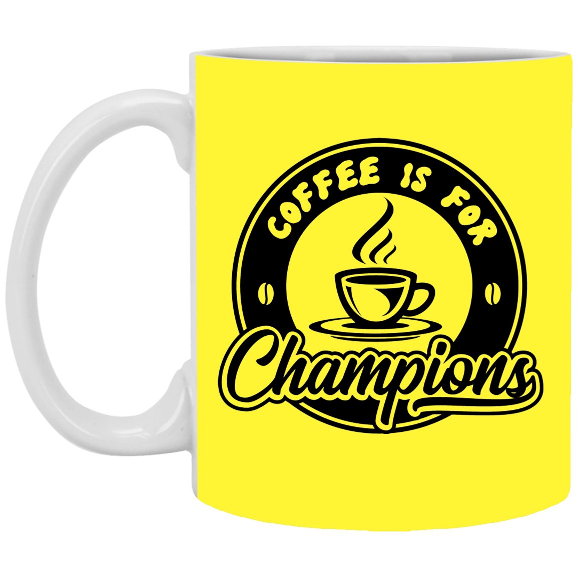 Coffee Champs 11 oz. White Mug