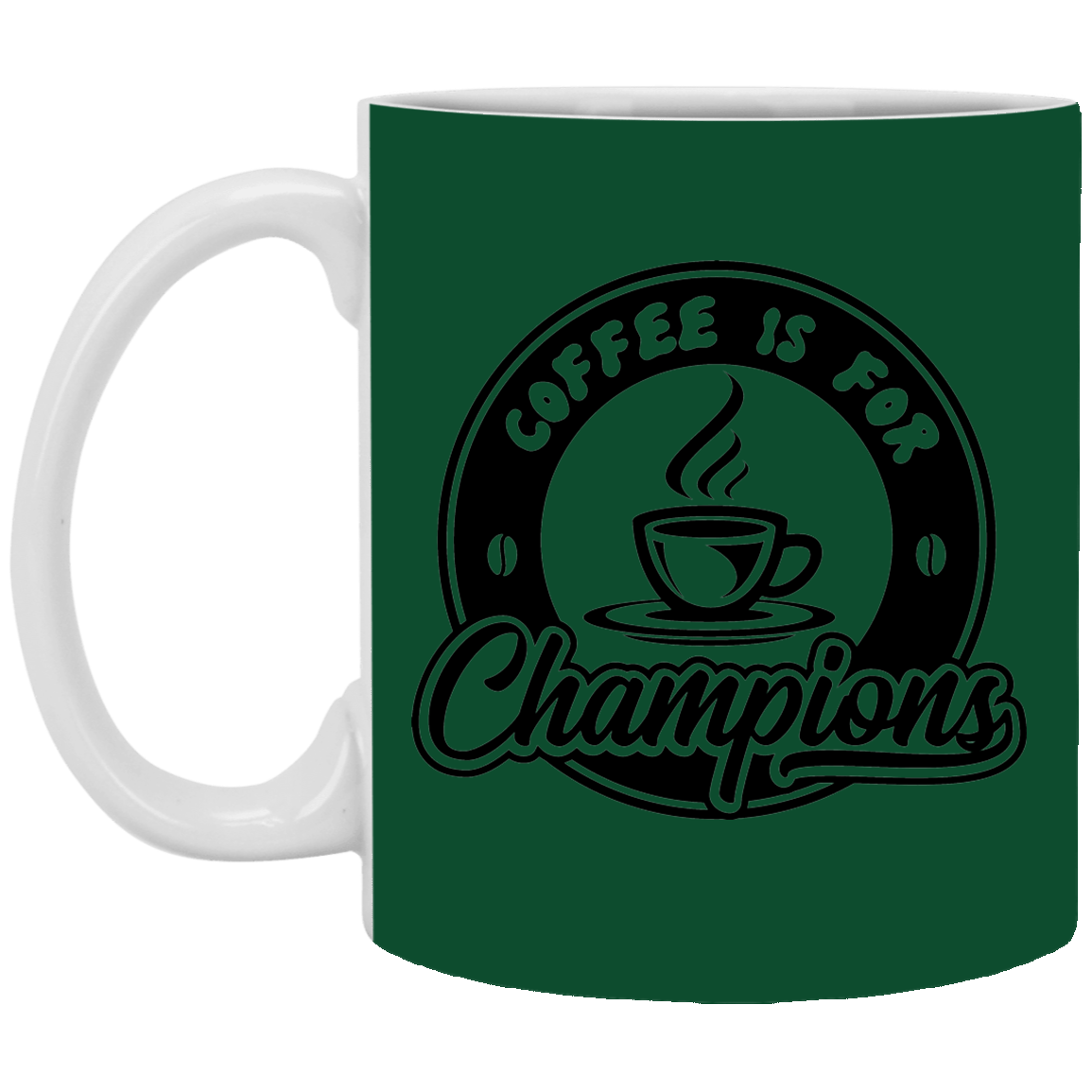 Coffee Champs 11 oz. White Mug