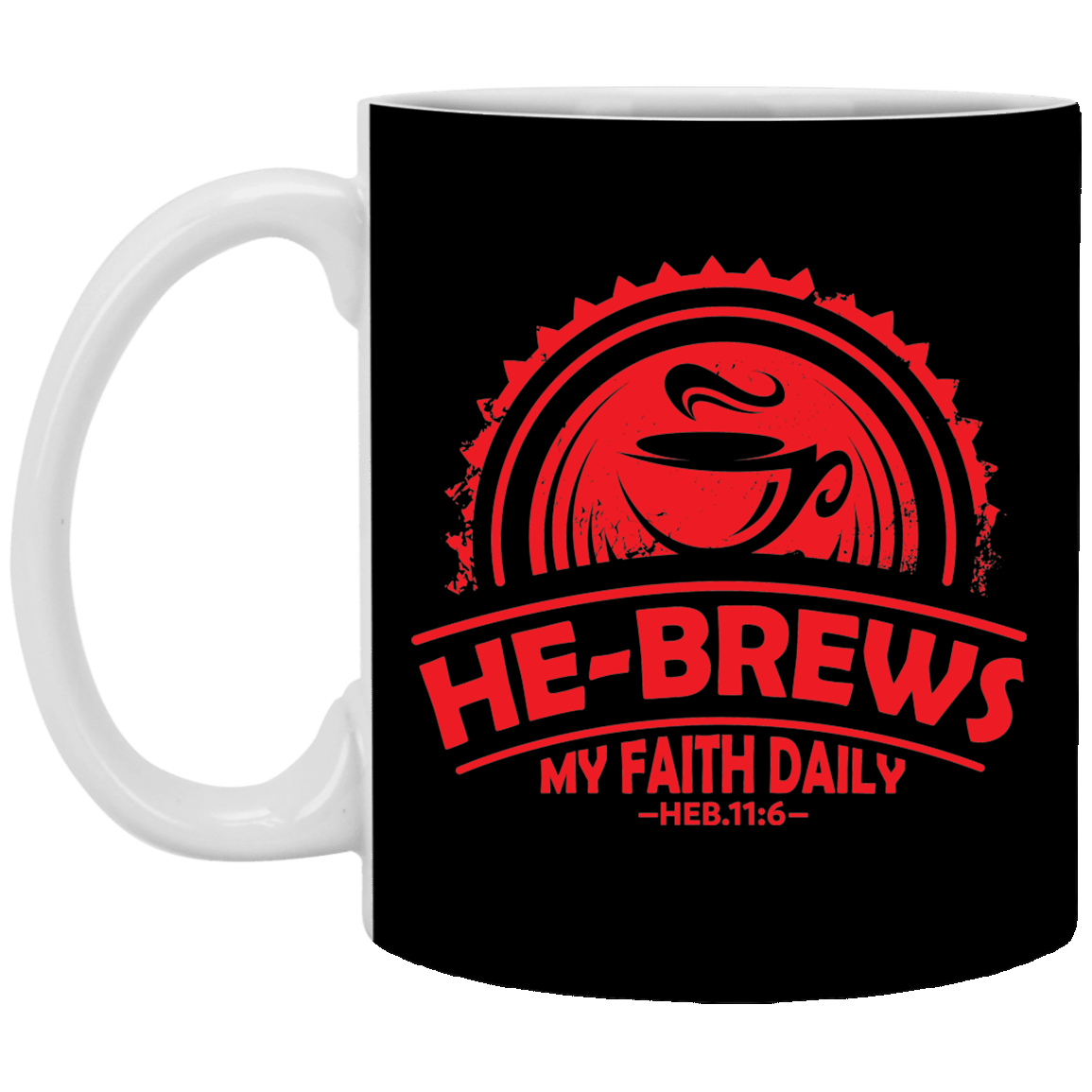 Hebrews Faith 11 oz. White Mug