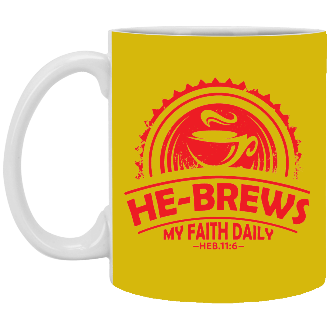 Hebrews Faith 11 oz. White Mug