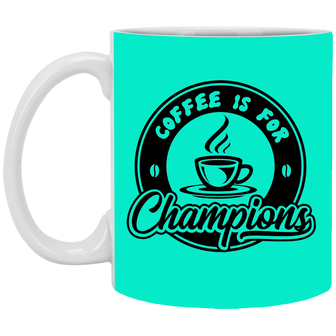 Coffee Champs 11 oz. White Mug