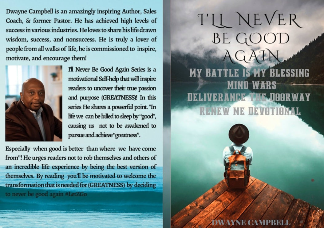 I'll Never Be Good Again (INBGA) Series Paperback Book Special